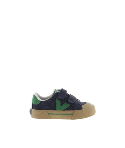 Zapatillas Victoria Tribu Horma Ancha Serraje Contraste...
