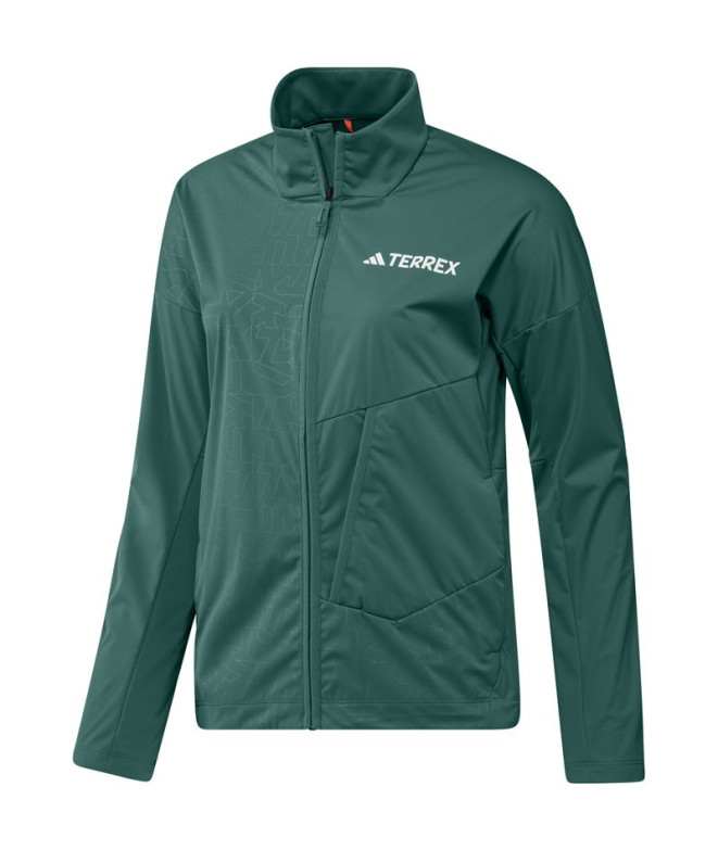 Cazadora de Esqui adidas Xpr Softsh Mulher Verde