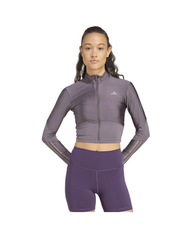 Sweat de Fitness adidas Hyg Shn Track Femme Gris
