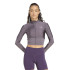 Moletom de Fitness adidas Hyg Shn Track Mulher Cinza