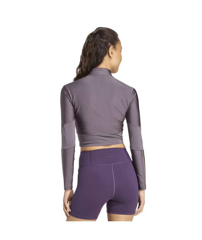 Sweat de Fitness adidas Hyg Shn Track Femme Gris