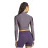 Moletom de Fitness adidas Hyg Shn Track Mulher Cinza