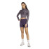 Moletom de Fitness adidas Hyg Shn Track Mulher Cinza