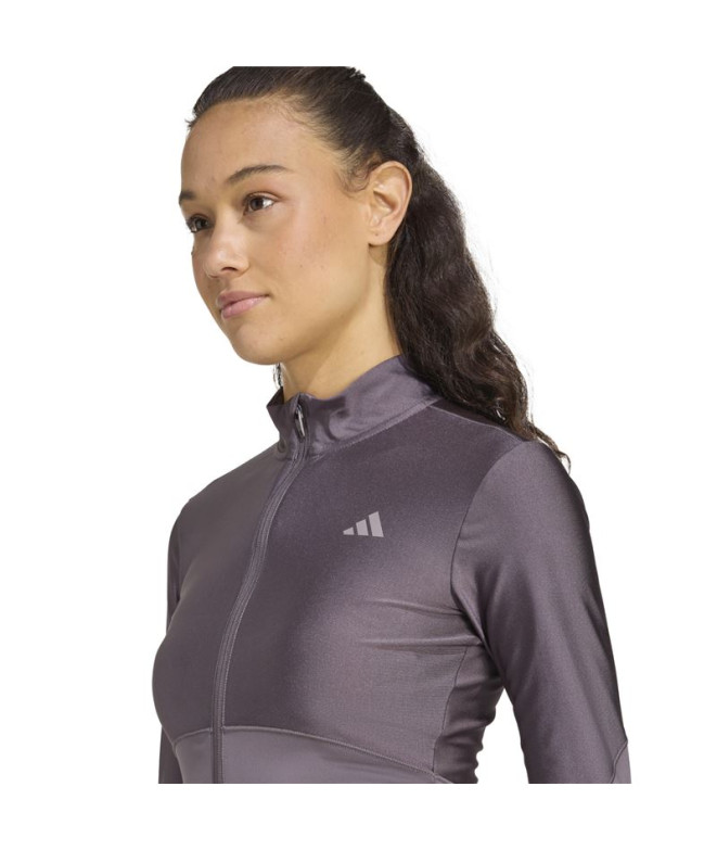 Sweat de Fitness adidas Hyg Shn Track Femme Gris