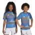 Camiseta de Futebol adidas Real Madrid Pre 25/26 Infantil Azul