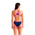 Fato de banho Arena One Biglogo Mulher Azul Escuro/Rosa Fluorescente