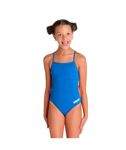 Bañador de Natación Arena Team Swimsuit Niña Azul