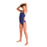 Fato de banho de Natação Arena Team Swimsuit Menina Azul