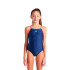 Fato de banho de Natação Arena Swimsuit Light Menina Azul Marinho/Fluo Vermelho