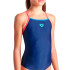 Fato de banho de Natação Arena Swimsuit Light Menina Azul Marinho/Fluo Vermelho