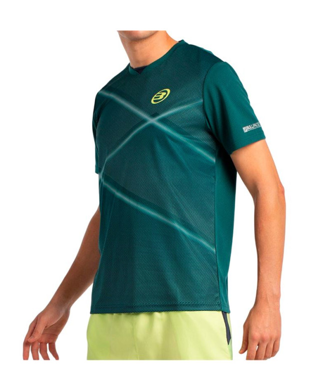 T-shirt de pádel Bullpadel Ladra 053 Homme Vert...