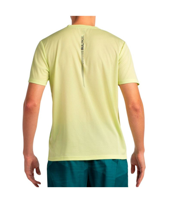 Camiseta de pádel Bullpadel Ladra 059 Homem Limão