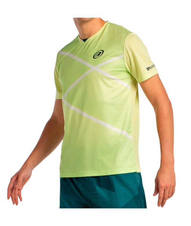 Camiseta de pádel Bullpadel Ladra 059 Homem Limão