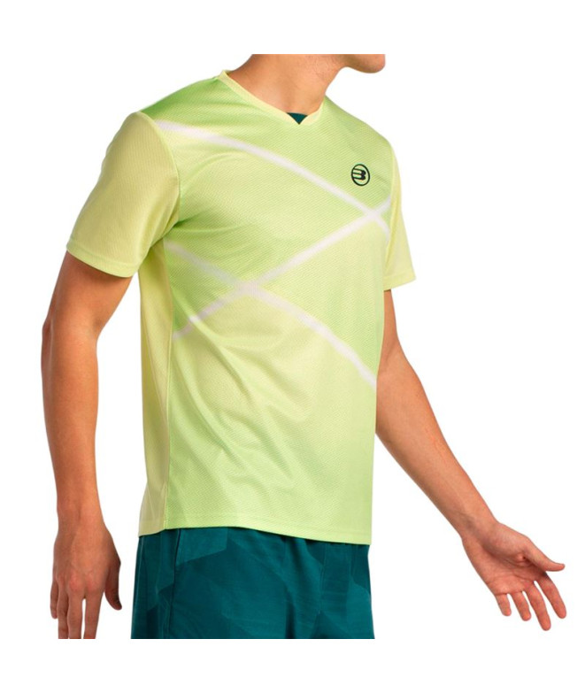 Camiseta de pádel Bullpadel Ladra 059 Homem Limão