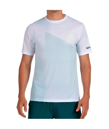 Camiseta de pádel Bullpadel Lagar 012 Hombre Blanco
