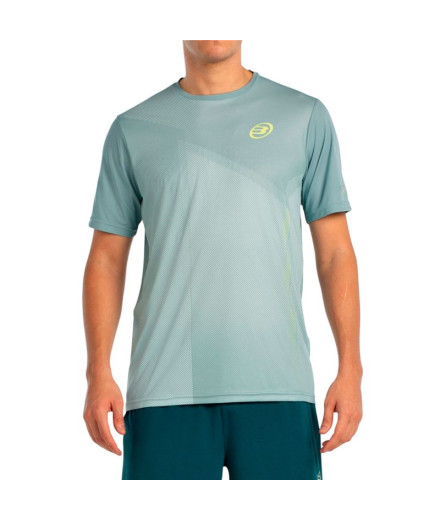 Camiseta de pádel Bullpadel Lagar 048 Homem Verde Azulado
