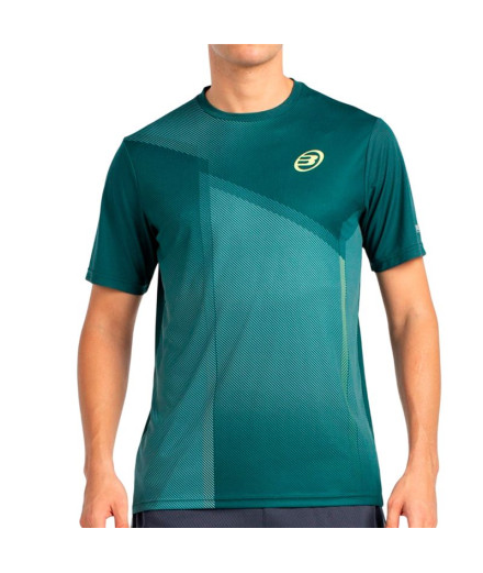 Camiseta de pádel Bullpadel Lagar 053 Hombre Verde Oscuro
