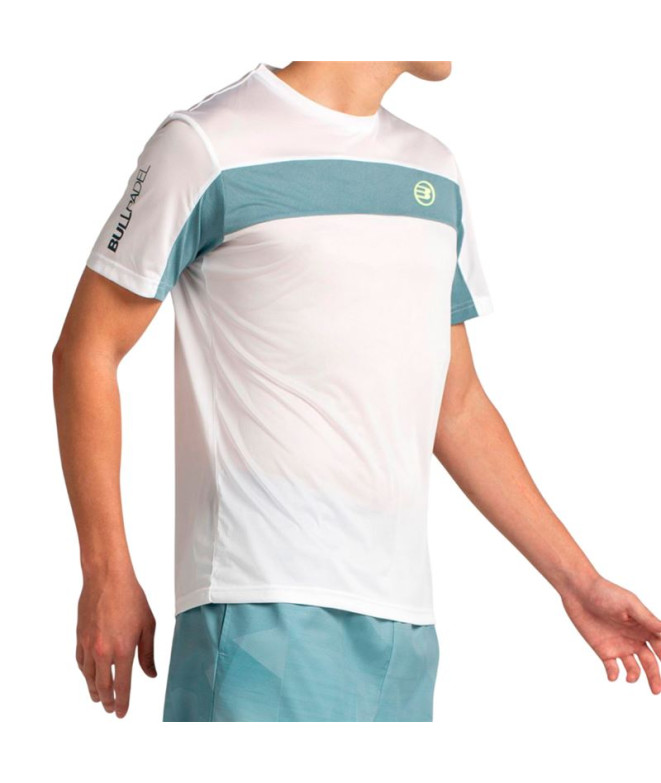 T-shirt de pádel Bullpadel Libio 012 Homme Blanc