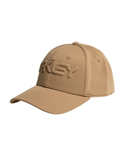 Boné Oakley Boné de 6 Painéis Stretch Embossed Marrom Boné Oakley Boné de 6 Painéis Stretch Embossed Marrom