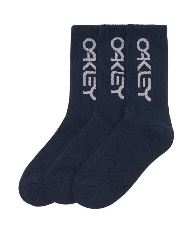 Chaussettes Oakley Chaussettes B1B 2.0 (3Pcs) Bleu