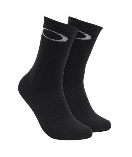 Meias Oakley Ellipse Crew Sock (3Pcs) Preto
