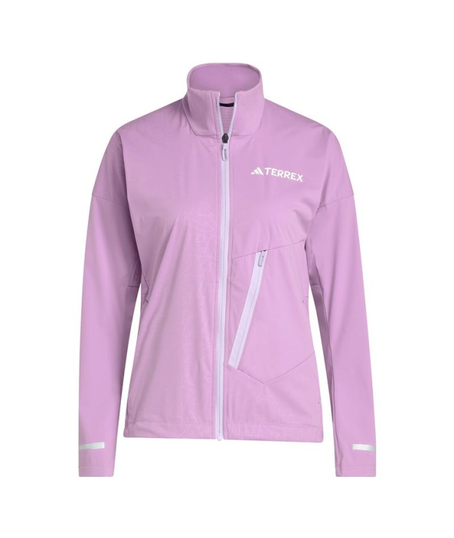 Cazadora de Esqui adidas Xpr Softsh Mulher Roxo