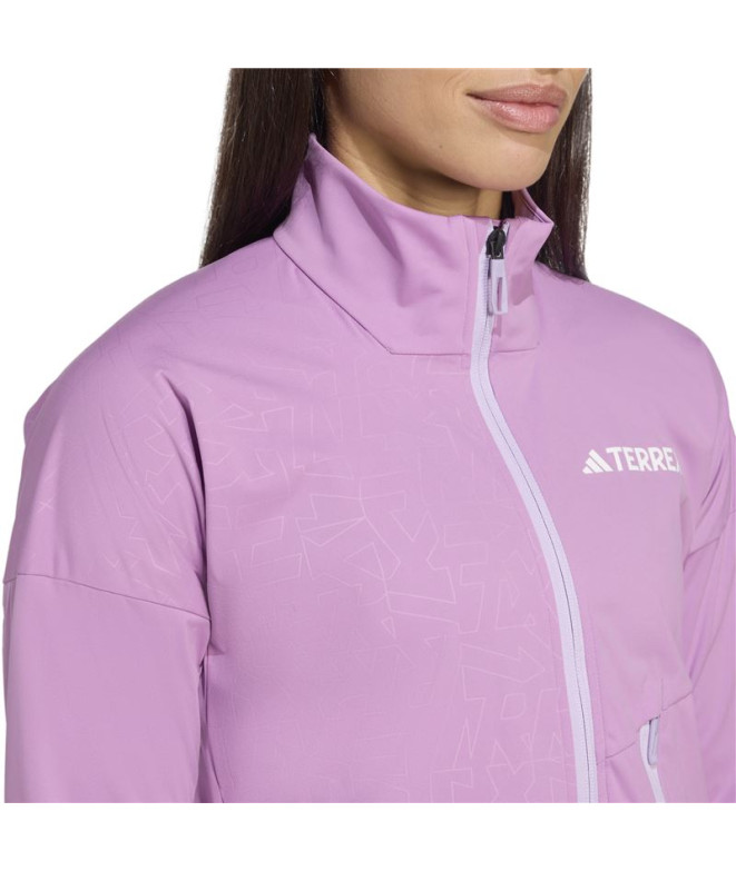 Cazadora de Esqui adidas Xpr Softsh Mulher Roxo