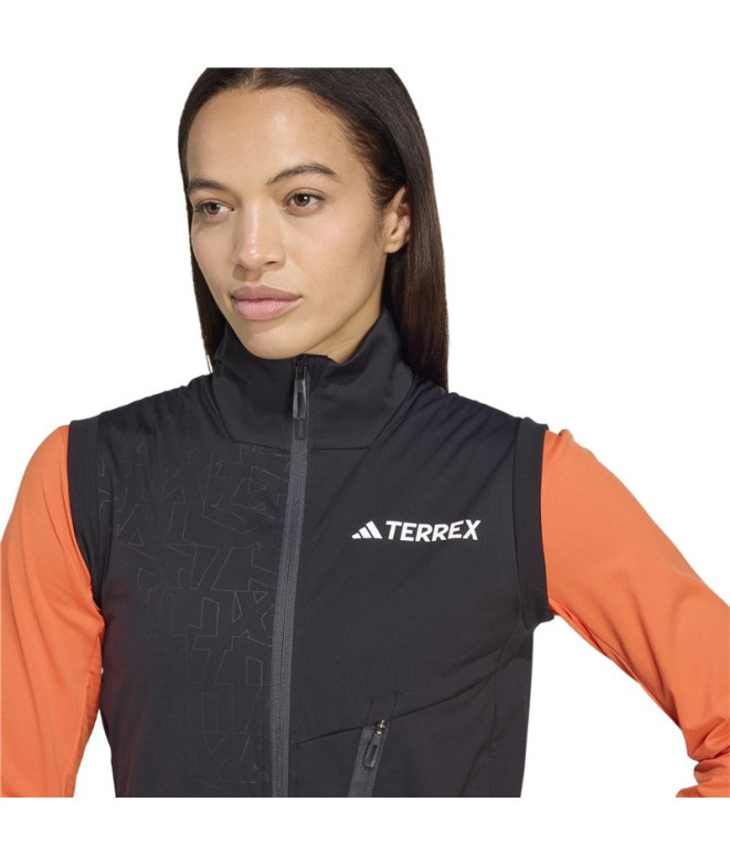 Gilet de Ski adidas Xpr Softs Vst Femme Noir