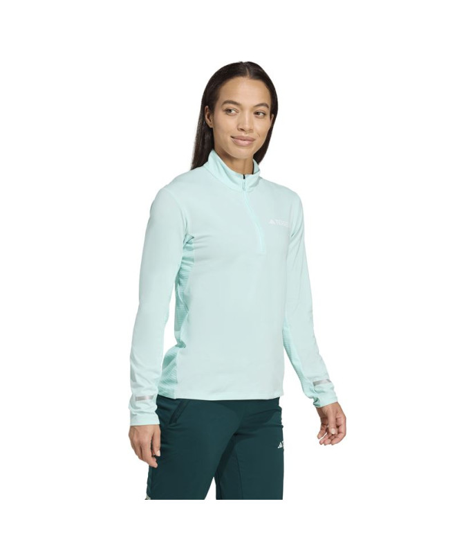 Camiseta de Esquí adidas Xpr Hz Ls Mujer Azul