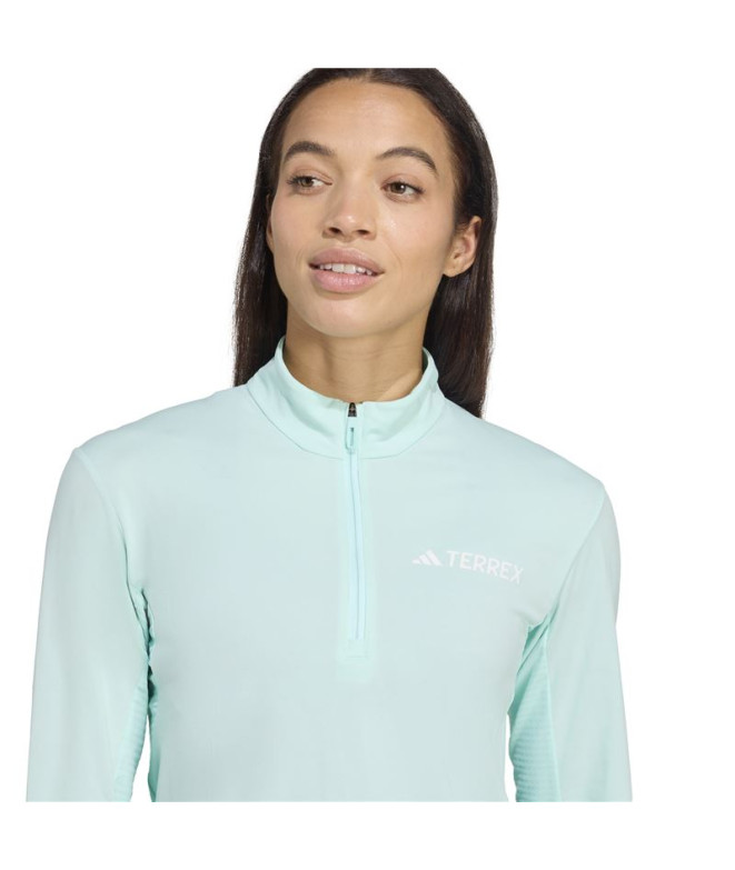 Camiseta de Esqui adidas Xpr Hz Ls Mulher Azul