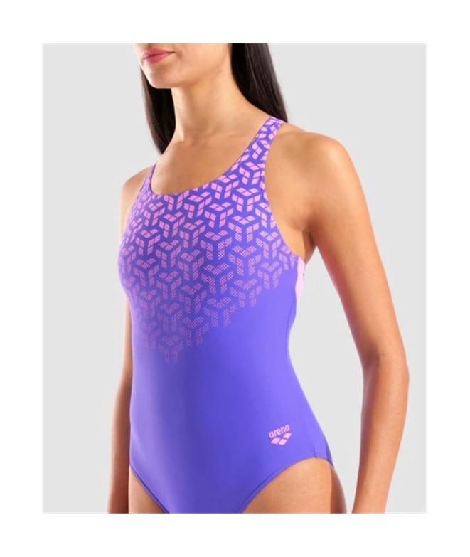 Bañador Arena Kikko V Mujer Morado