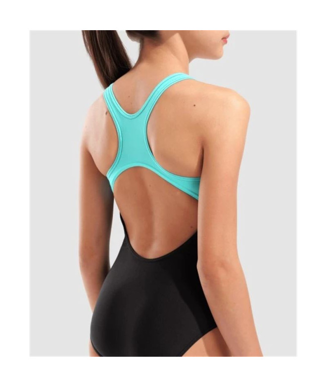 Maillot de bain Arena Kikko V Fille Noir/Bleu