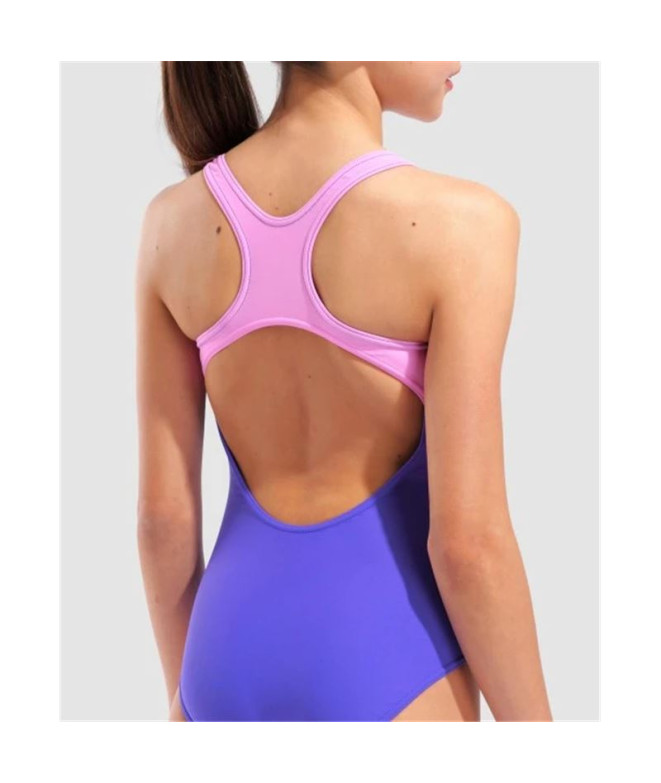 Fato de banho Arena Kikko V Menina Roxo/Azul