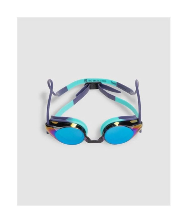 Lunettes de natation Arena Tracks Mirror Turquoise
