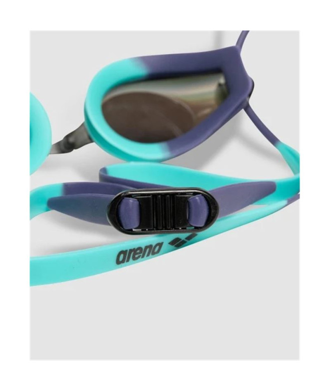 Lunettes de natation Arena Tracks Mirror Turquoise