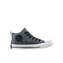 Botas Converse Chuck Taylor All Star Malden Street Mid Top Infantil Cinza