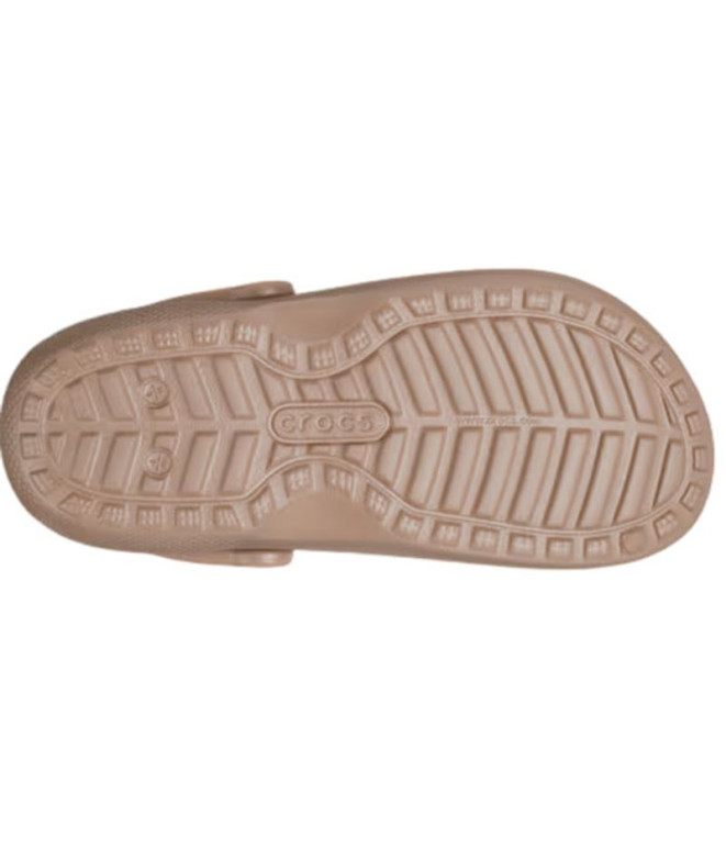Tamancos Crocs Classic Lined Clog Latte