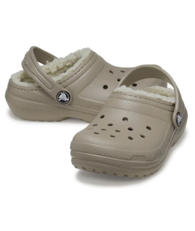 Zuecos Crocs Classic Lined Clog K Infantil...