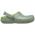 Zuecos Crocs Classic Lined Clog K Infantil Moss
