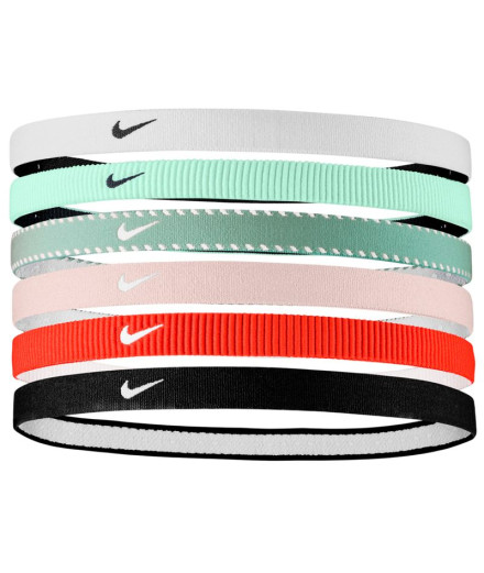 Fita de cabelo de Fitness Nike Flex Classic Headbands 6Pk... Fita de cabelo de Fitness Nike Flex Classic Headbands 6Pk...