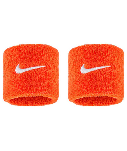 Pulseira de pulso Nike Swoosh Classic Wristbands 2Pk Laranja