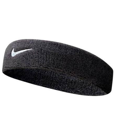 Cinta de Pelo de Fitness Nike Swoosh Classic Headband Negro
