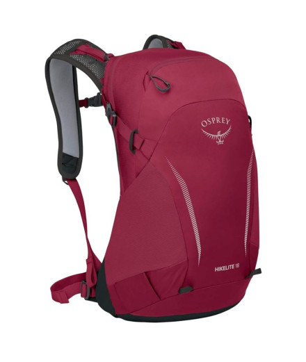 Mochila De Montaña Osprey Hikelite 18 Granate