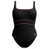 Bañador Speedo Shaping ContourEclipse Swimsuit Mujer Negro/Neon Violeta