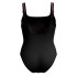 Bañador Speedo Shaping ContourEclipse Swimsuit Mujer Negro/Neon Violeta
