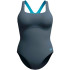 Bañador Speedo Flex Band Swimsuit with Built in Swim Bra Mujer Gris Lead