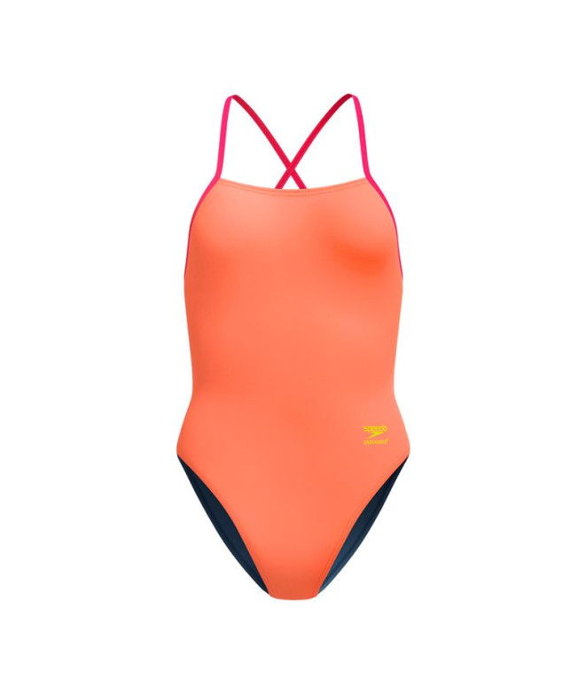 Fato de banho Speedo FL Solid Tie Back Mulher...