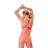 Fato de banho Speedo FL Solid Tie Back Mulher Verão Laranja