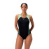 Fato de banho Speedo Hyperboom Splice Laneback 1 Piece Mulher Verde