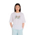 Camiseta New Balance Apres Run Shoe White Mulher